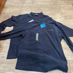 NWT 2 Columbia Men's Klamath Range II Half-Zip fleece pullovers XXL